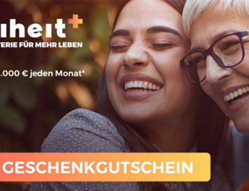 Schenken und Gutes tun: Firmengeschenke mit der Lotterie freiheit+